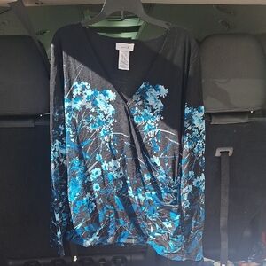 Kate Hill Classic Black Blouse